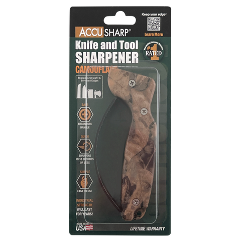 AccuSharp Knife and Tool Sharpener- Camo
