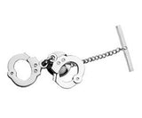 Handcuffs Tie Tac w/Jewelers Clutch, Chain & Bar