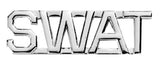 SWAT Die Struck Letters, 2 Posts & Clutch Backs, Pairs, 3/8" High