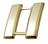 Metal Rank Insignia, 2 Posts & Clutch Backs, Pairs, Mini-3/4" Wide