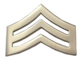 Metal Rank Insignia, 2 Posts & Clutch Backs, Pairs, Mini-1" Wide