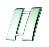 Metal Rank Insignia, 2 Posts & Clutch Backs, Pairs, Mini-1" Wide