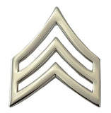 Metal Rank Insignia, 2 Posts & Clutch Backs, Pairs, Mini-3/4" Wide