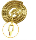 Whistle Chain w/ Epaulette Clasp