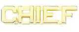 Chief Die Struck Letters, 2 Posts & Clutch Backs, 3/8" High
