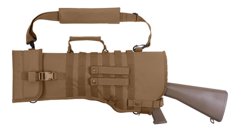Tactical MOLLE Rifle Scabbard - Coyote Brown