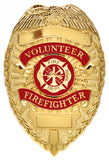 Deluxe Volunteer Fire Department Badge