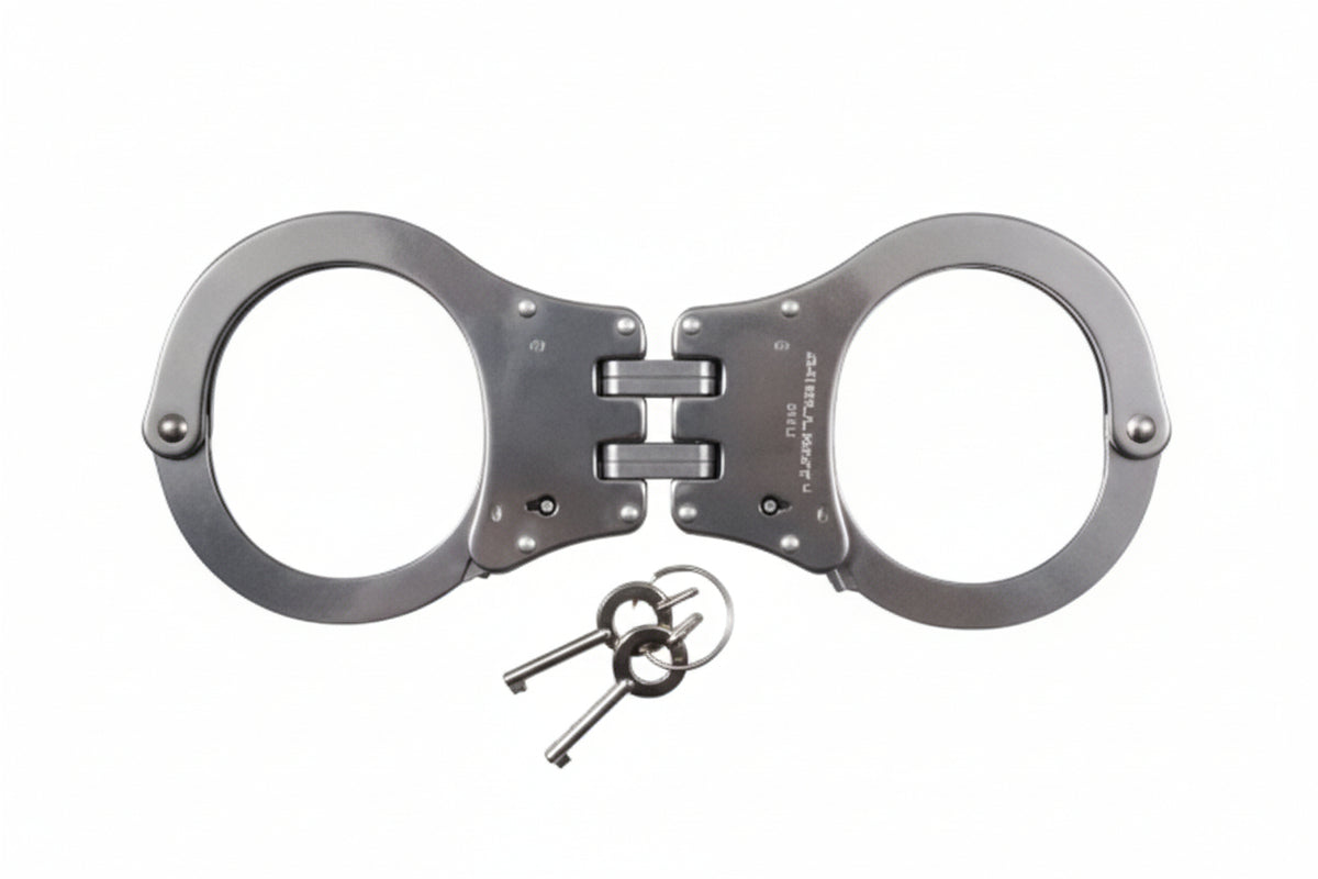 NIJ Approved Stainless Steel Hinged Handcuffs – Top Tier Tactical
