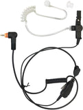 PROMAXPOWER 1-Wire FBI Security Acoustic Clear Tube Earpiece Headset with PTT Mic for Motorola Two-Way Radios PMLN7157A, SL300, SL2600, SL3500e, SL7550, SL7580e, SL1K, TLK100