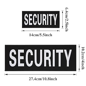 Reflective SECURITY Placard