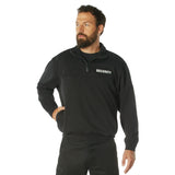 Security 1/4 Zip Job Shirt - Black