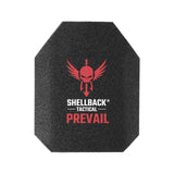SHELLBACK TACTICAL PREVAIL SERIES 10 X 12 INCH STAND ALONE LEVEL III HARD ARMOR PLATE MODEL AR1000