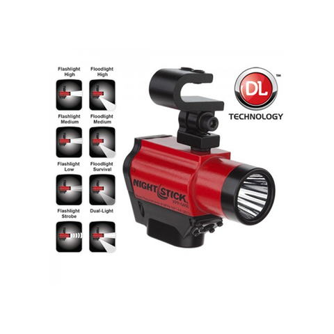 FORTEM - Intrinsically Safe Helmet-Mounted Dual-Light Flashlight