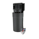 OC/Pepper Spray Can Case with Molle Loks, Plain Black