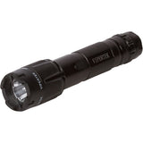 Vipertek VTS-T03 Heavy Duty Stun Gun - Aluminum Rechargeable with LED Tactical Flashlight, Black