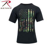 Rothco Camo US Flag Athletic Fit T-Shirt