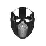 Rothco Steel Half Face Mask With Ear Guard - Black