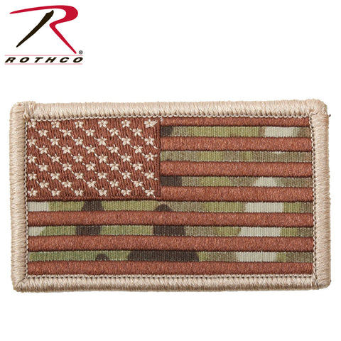 Multicam Subdued US Flag with Velcro