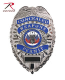 Rothco Deluxe "Concealed Weapons Permit" Badge