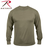Rothco Moisture Wicking Long Sleeve T-Shirt - AR670-1 Compliant Tan