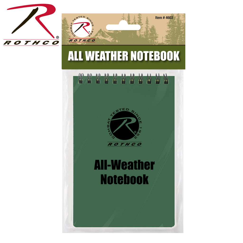 Rothco All Weather Waterproof Notebook