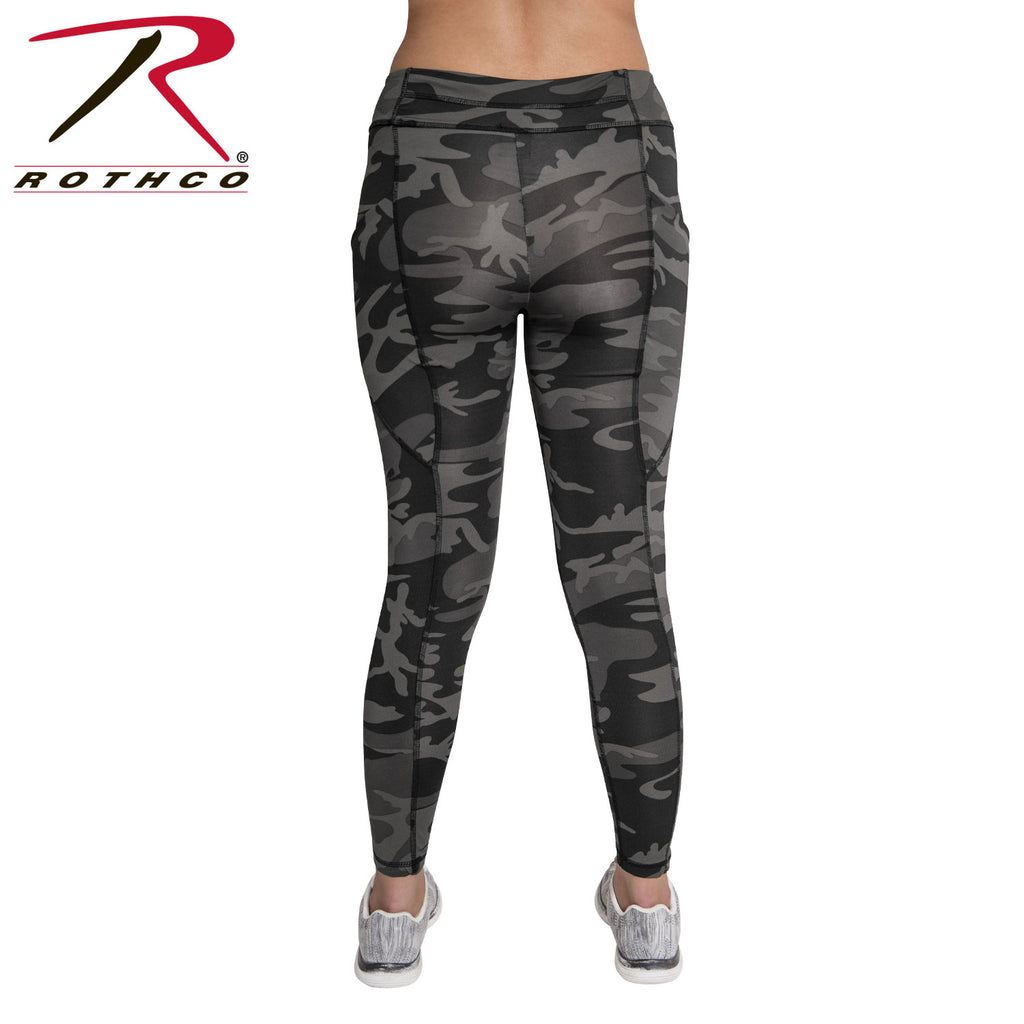 Buy Kidwala Seamless Camo Leggings - High Waisted Workout Gym Yoga  Camouflage Pants for Women (Large, Black & Grey) Online - Shop on Carrefour  UAE