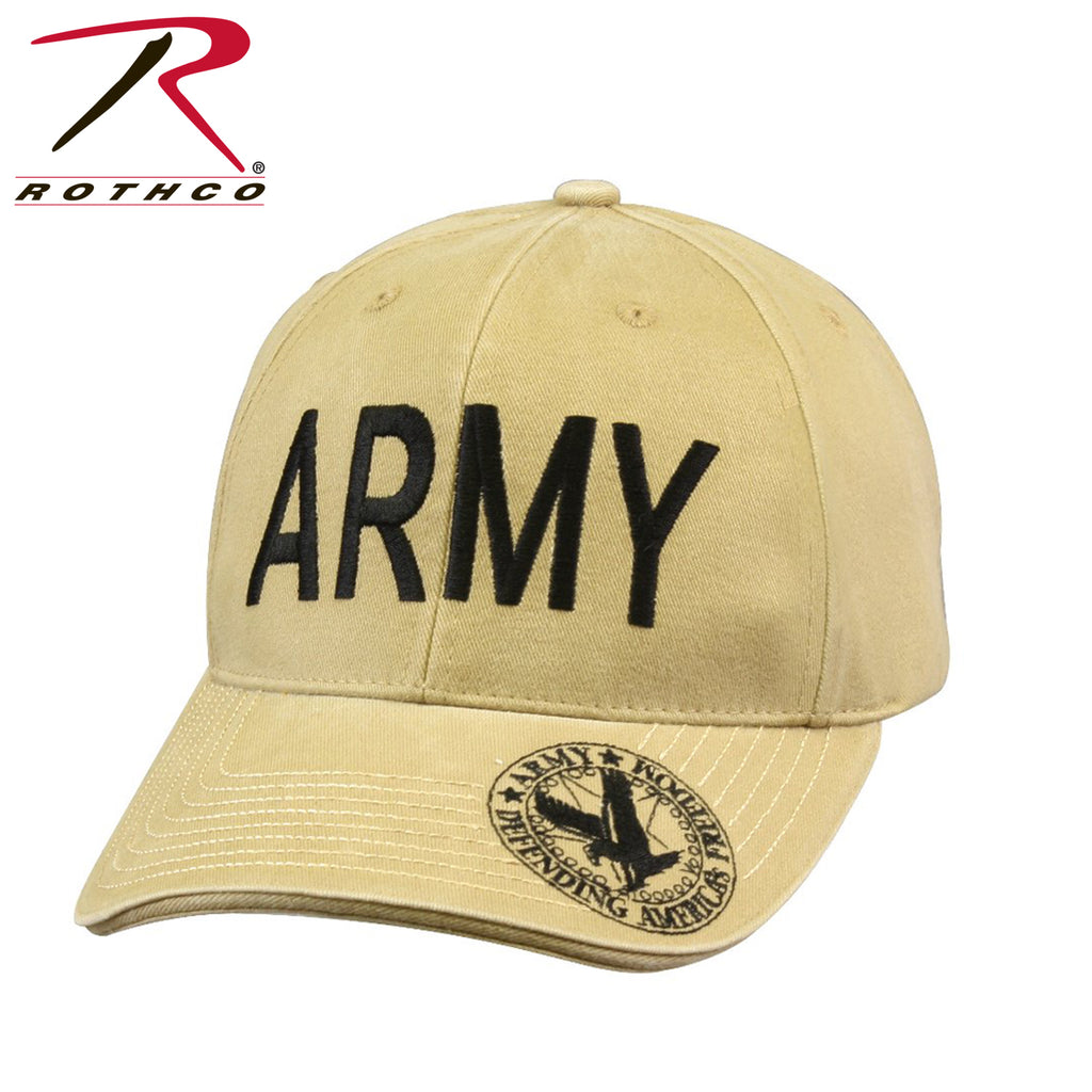 Rothco Vintage Deluxe Army Low Profile Insignia Cap