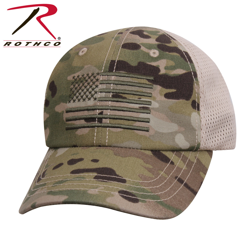 Rothco American Flag Multicam Hat