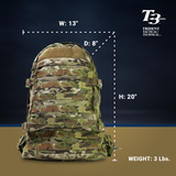 T3 3 day Hydration Pack with Bladder