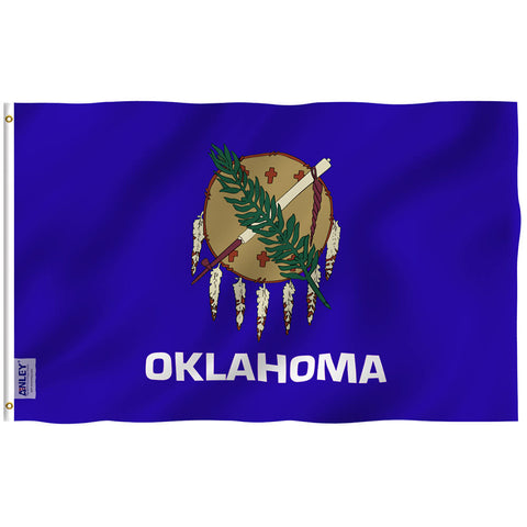 Anley Fly Breeze Oklahoma Flag 3'x5'