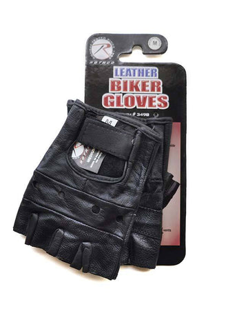 Rothco Leather Biker Gloves