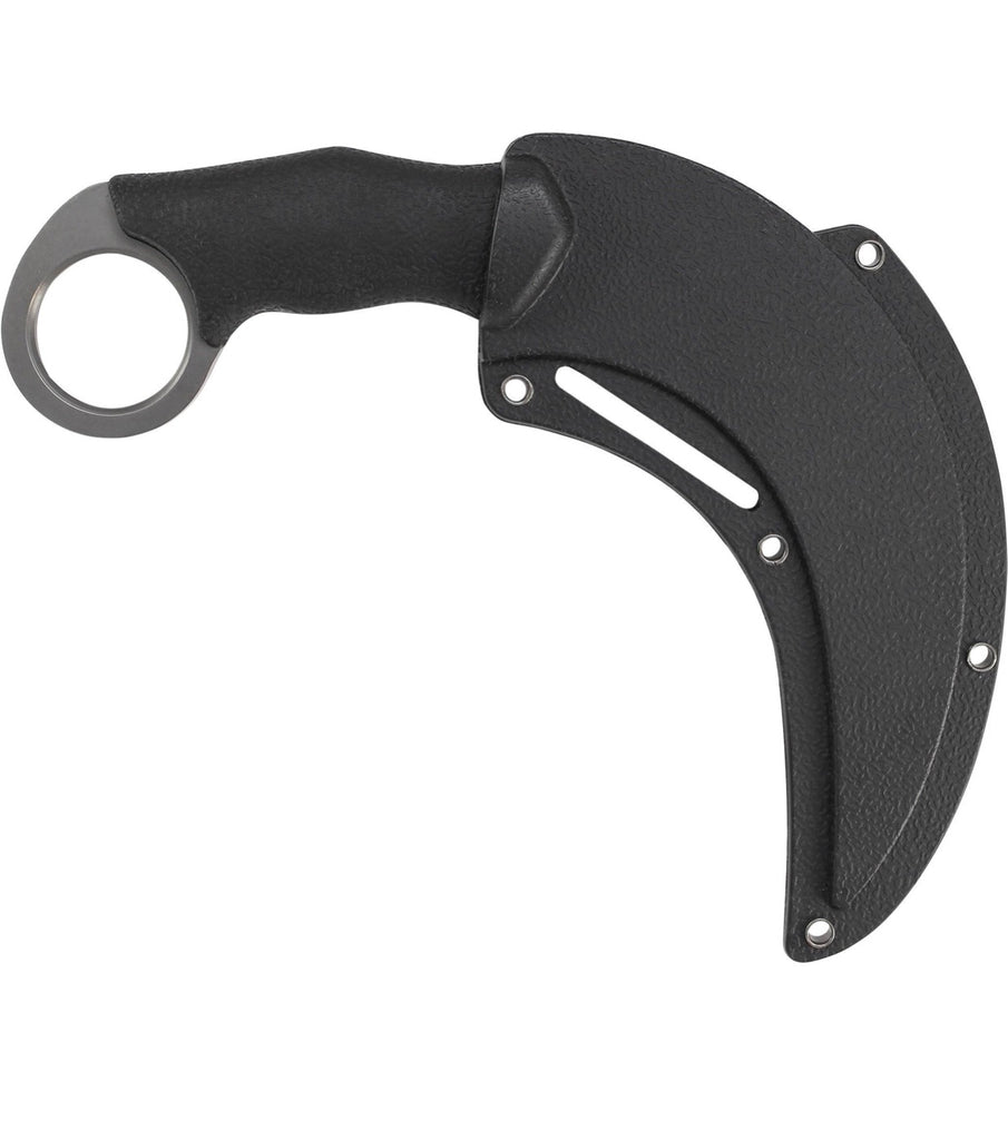 Schrade Folding Knife Karambit Black G-10 (3 Inch Black Plain